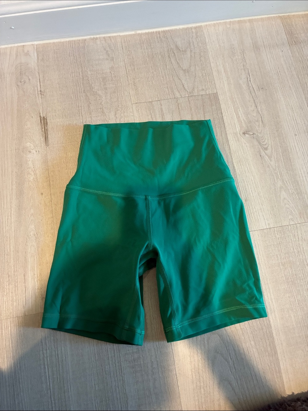 lululemon athletica High-Rise Emerald Green Bike Shorts